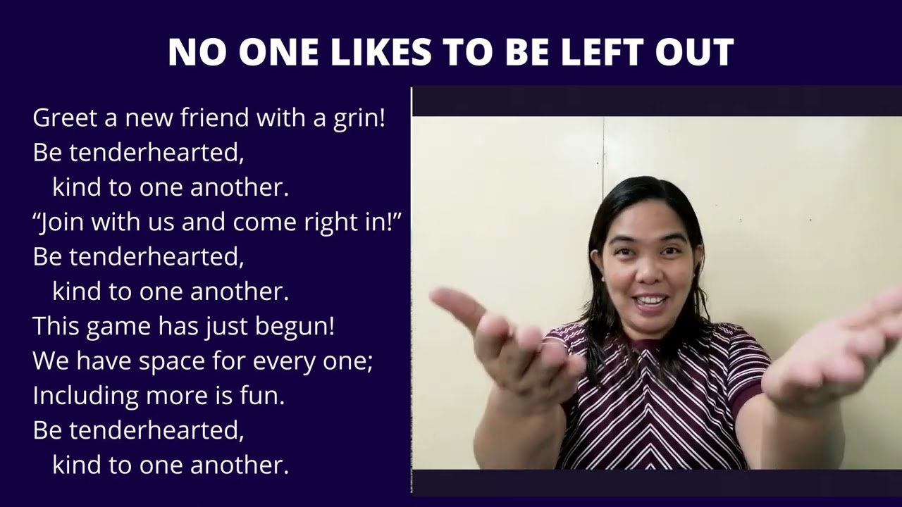 Watch No One Likes to Be Left Out with Action on YouTube Watch No One Likes to Be Left Out with Action on YouTube