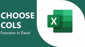 The New CHOOSECOLS Function in Excel ✅