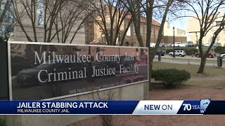 Police arrest a man suspected of stabbing a jailer outside the Milwaukee County Jail