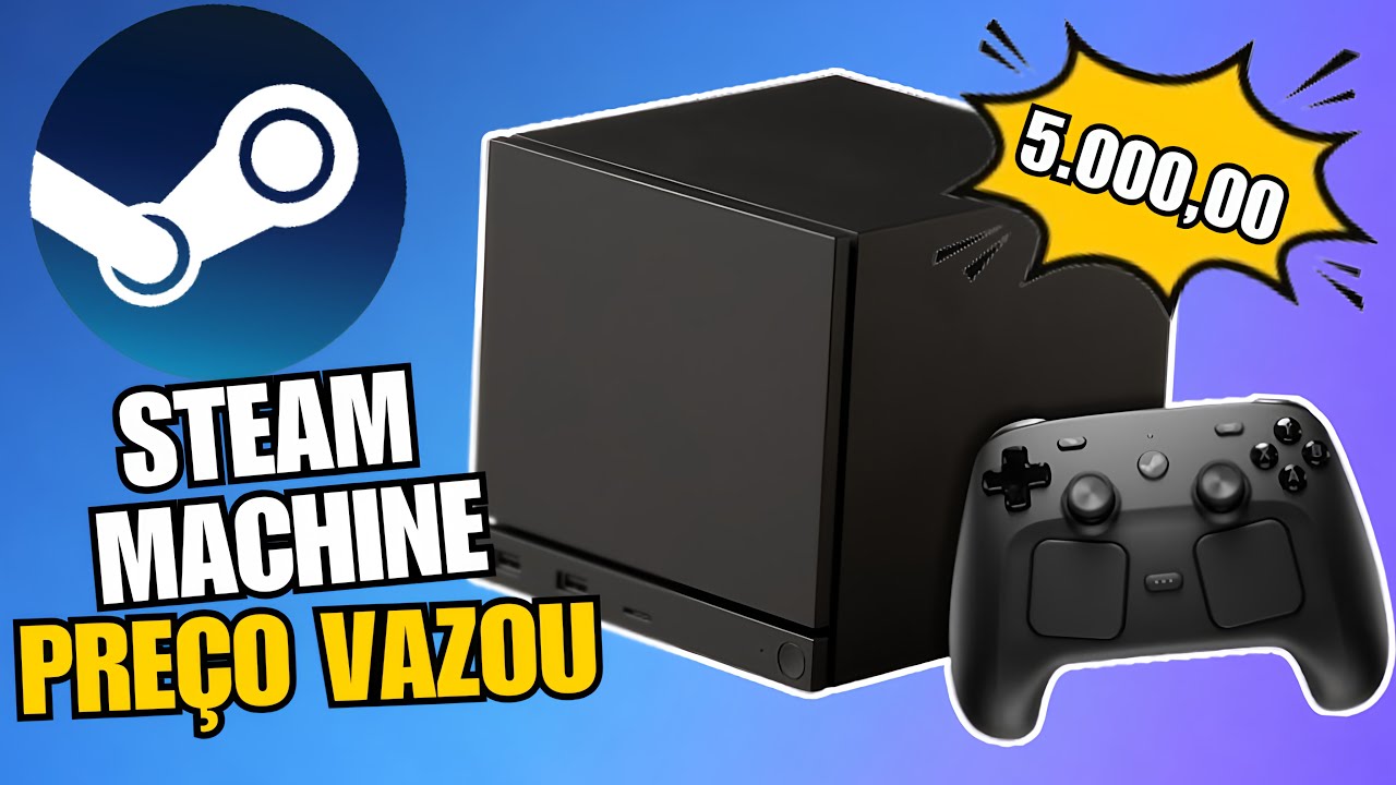 Preço da Steam Machine VAZA e Pode Passar dos R$ 5 MIL! Vale a Pena?