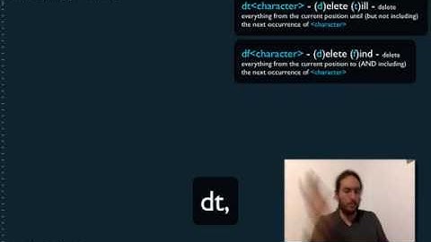 Badass Vim Tutorials - 09 - Delete Till...