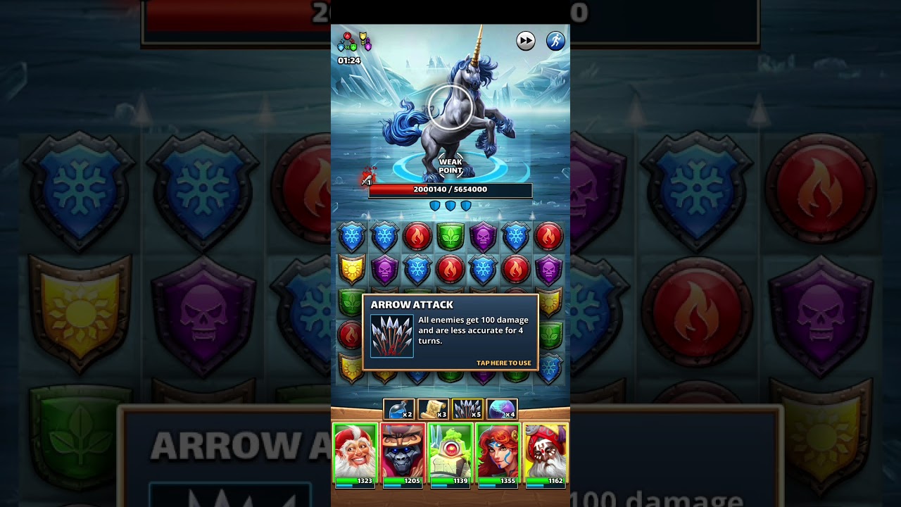 Having a 94% def buff seems useless against a 14* rare titan hit!