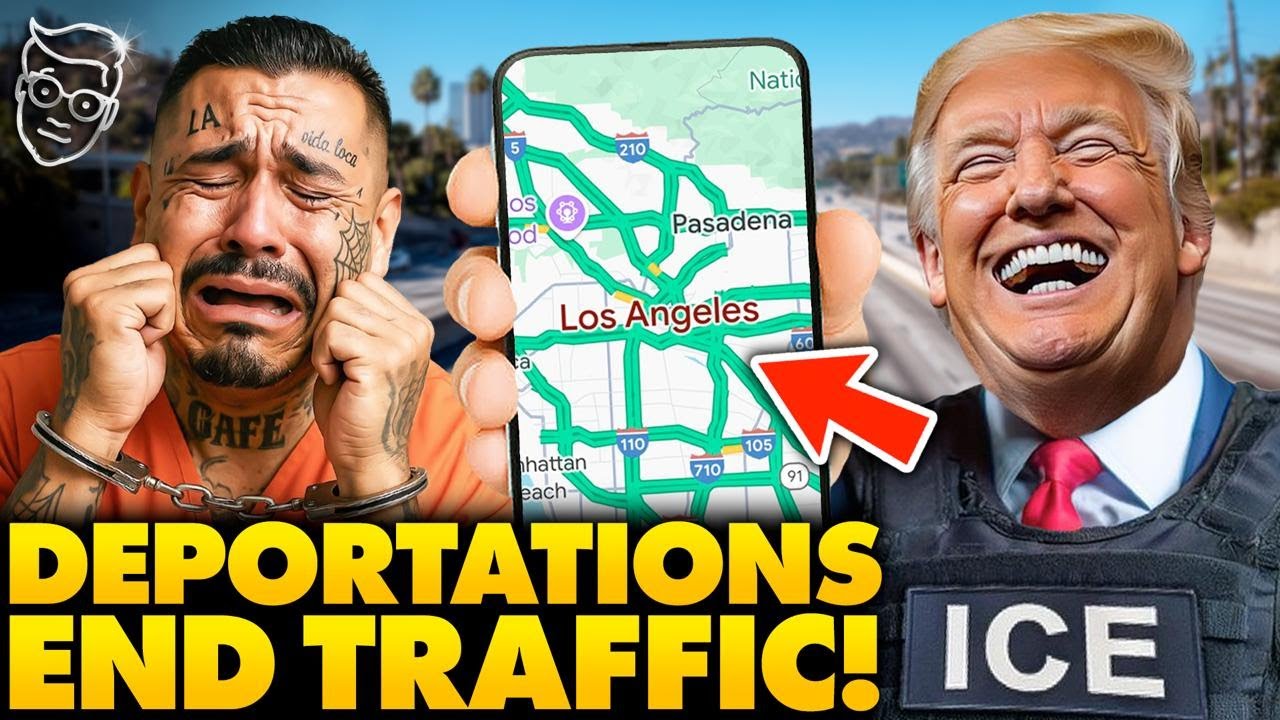 MIRACLE: Trump's Mass Deportations Are Solving Los Angeles' Traffic | Illegal Aliens Gone…