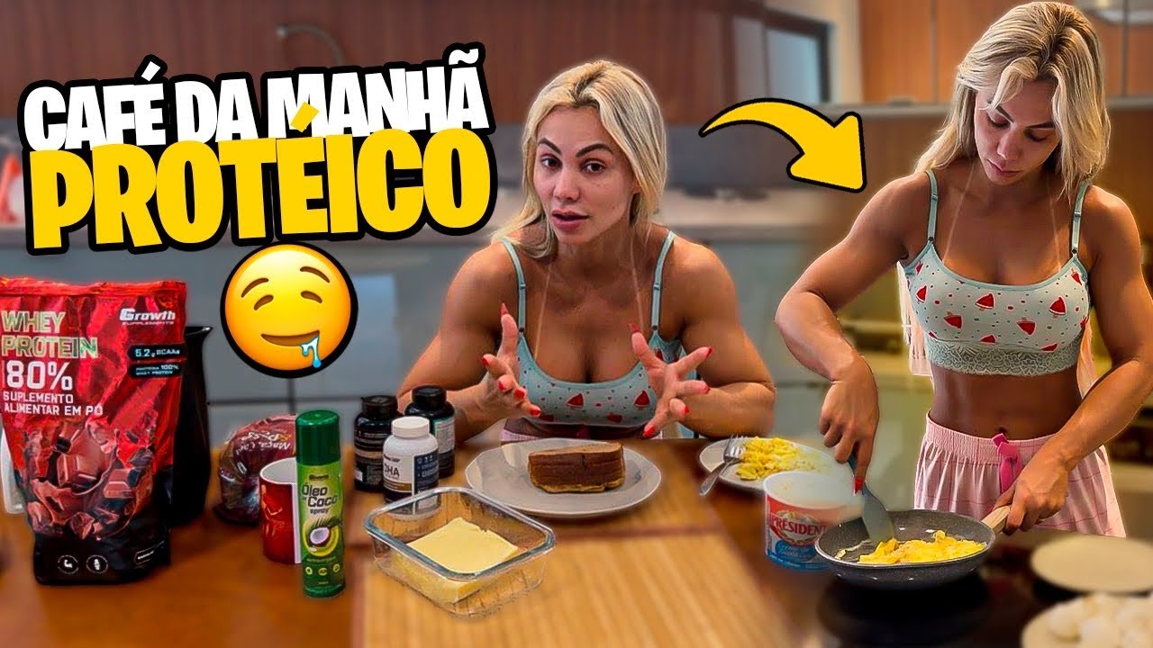 CAFÉ DA MANHÃ PROTEICO PARA CRESCER COM WHEY PROTEIN | GROWTH SUPLEMENTOS