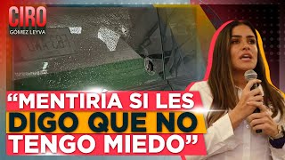 Así quedó la camioneta de Alessandra Rojo de la Vega tras atentado en CDMX | Ciro