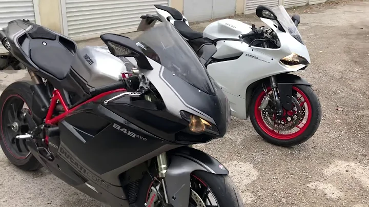 Ducati Panigale 899 stock exhaust vs EVO 848 Corse termignoni