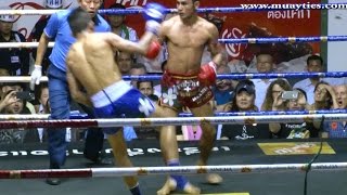 Muay Thai Fight - Sam-A vs Dechsakda, Rajadamnern Stadium Bangkok - 26th January 2015