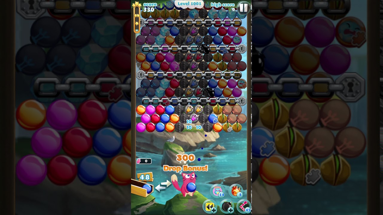 Bubble Mania level 1001 with 3 Stars No Booster 