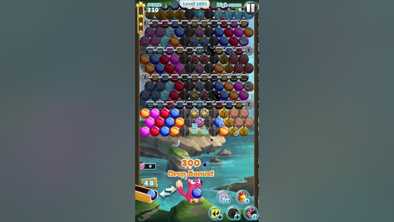 Bubble Shooter Level 1001-1005 Fun Game On Cell Phone