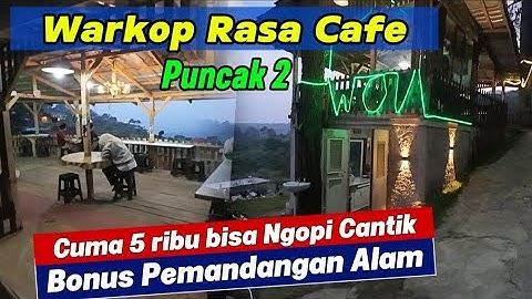 Viral‼️Cuma 5 ribu bisa ngopi bonus pemandangan Alam‼️Warkop Rasa Cafe Puncak 2