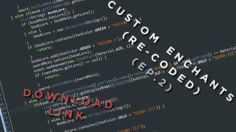 Speed Coding Ep. 2 | Re-coding my Custom Enchants Plugin (Second 3 Enchantments)