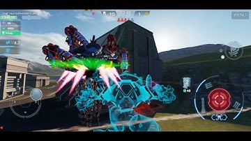 Ivory Ravana with 3 max Over Drive unbelievable WAR ROBOTS FFA gameplay 2021