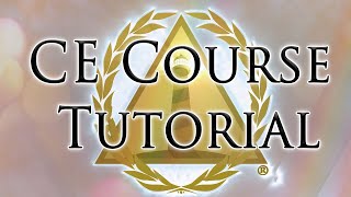 How to Create a Continuing Education Course- Tutorial