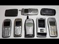 Ретро телефоны Ericsson T20e, Samsung X510, Samsung N620, Nokia 6270, Siemens A65