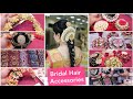 Bridal Hair Accessories/ Veni,Hair bun, Flower jewellery ect