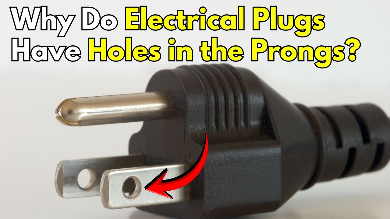 Why Do Electrical Plugs Have Holes in the Prongs?
