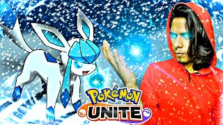 OP GLACEON IS HERE !! | Pokemon UNITE Live Gameplay