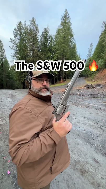 Grandpa got a new Smith & Wesson 500 🤠