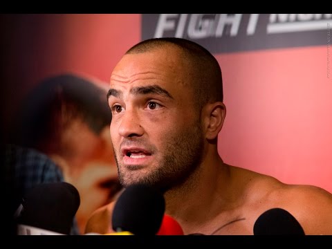 UFC Fight NIght 90: Eddie Alvarez Open Workout Scrum