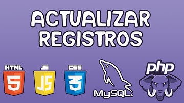 🟣 Como crear CRUD PHP MYSQL sencillo | Actualizar registro UPDATE