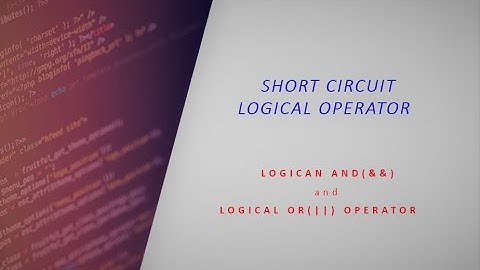 SHORT CIRCUIT LOGICAL OPERATOR