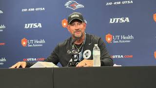 UTSA Head Coach Jeff Traylor  Postgame Interview 31-24 Win Over USF 10.8.26