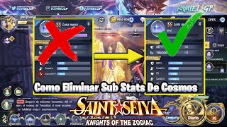 Como Eliminar Sub Stats De Cosmos Saint Seiya Awakening: Knights of the Zodiac