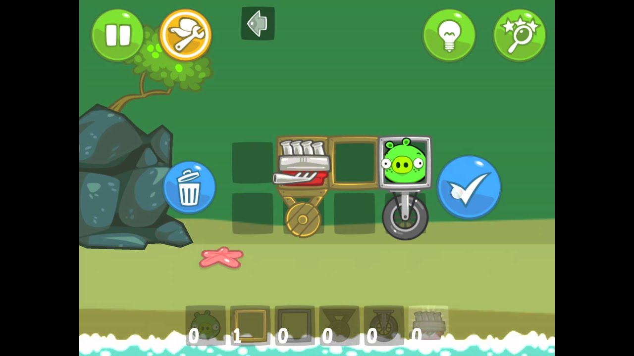 Bad Piggies - Ground Hog Day - level 1-33 Three Star Walkthrough