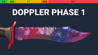 Bowie Knife Doppler Phase 1 - Skin Float And Wear Preview