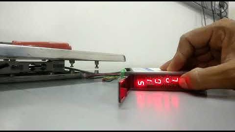 calibration Procedure of WT1 Indicator from Vishay Precision Group
