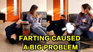 Couple Life Be Like… A Fart Gone Wrong#funny #tiktokeffects #comedy #family