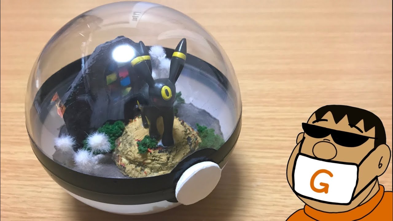 ブラッキーのために モンスターボールの中に小さな世界をつくってあげ