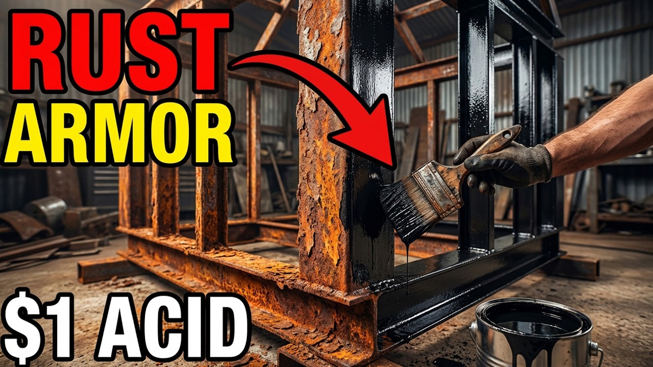 $1 Acid TURNS Rust INTO Armor. PERMANENTLY. Why Did The Navy CLASSIFY ...