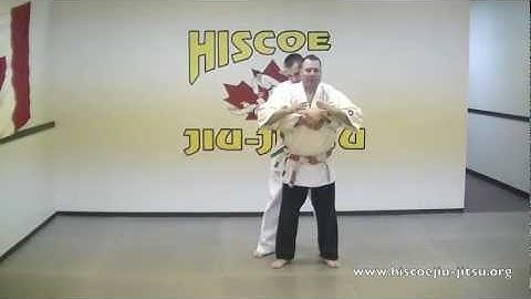 How to escape from Bear Hug Under the Arms from the Rear - Hiscoe Jiu Jitsu