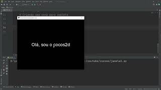 382 - Criando  uma janela simples no Cocos2d Python