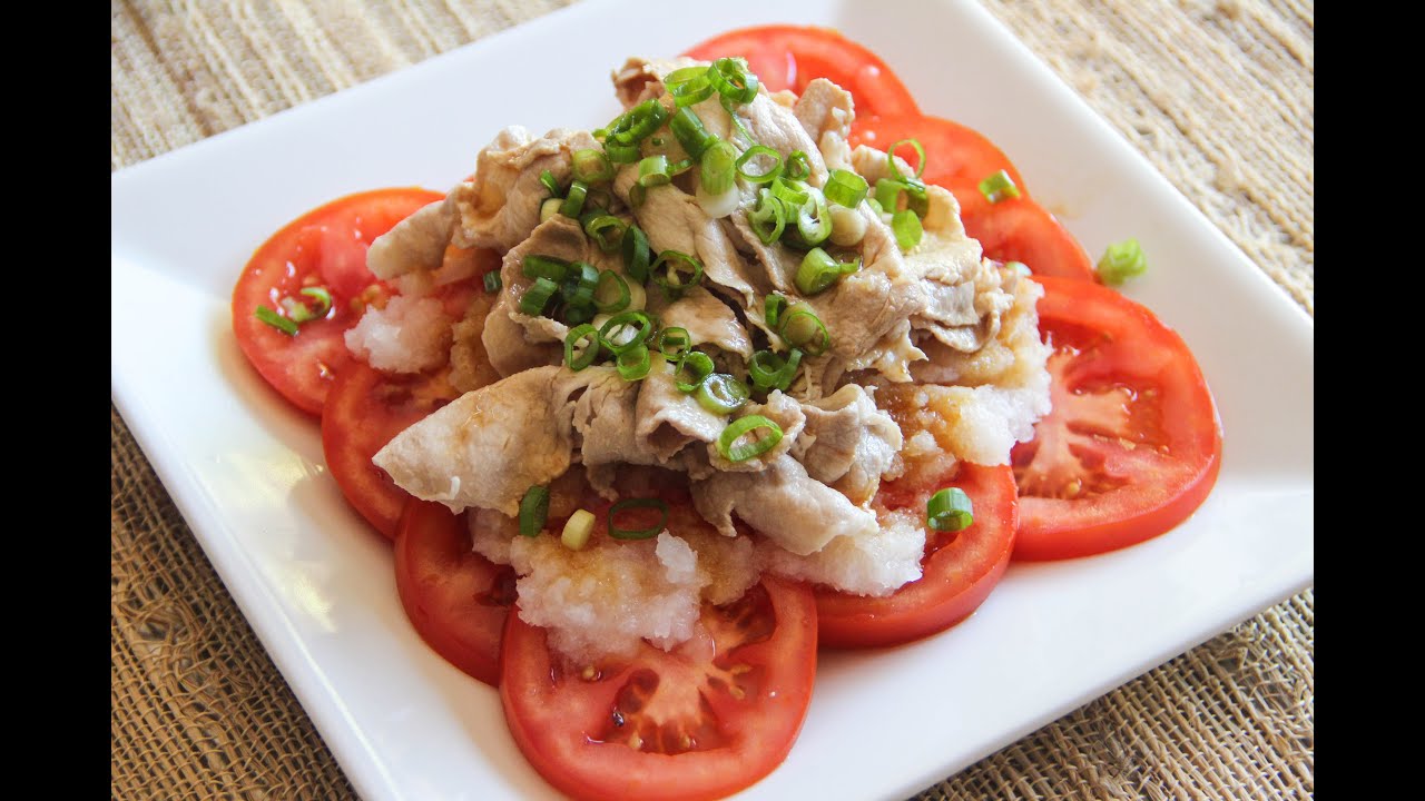 ⁣Pork Shabu Shabu Salad Recipe - Japanese Cooking 101