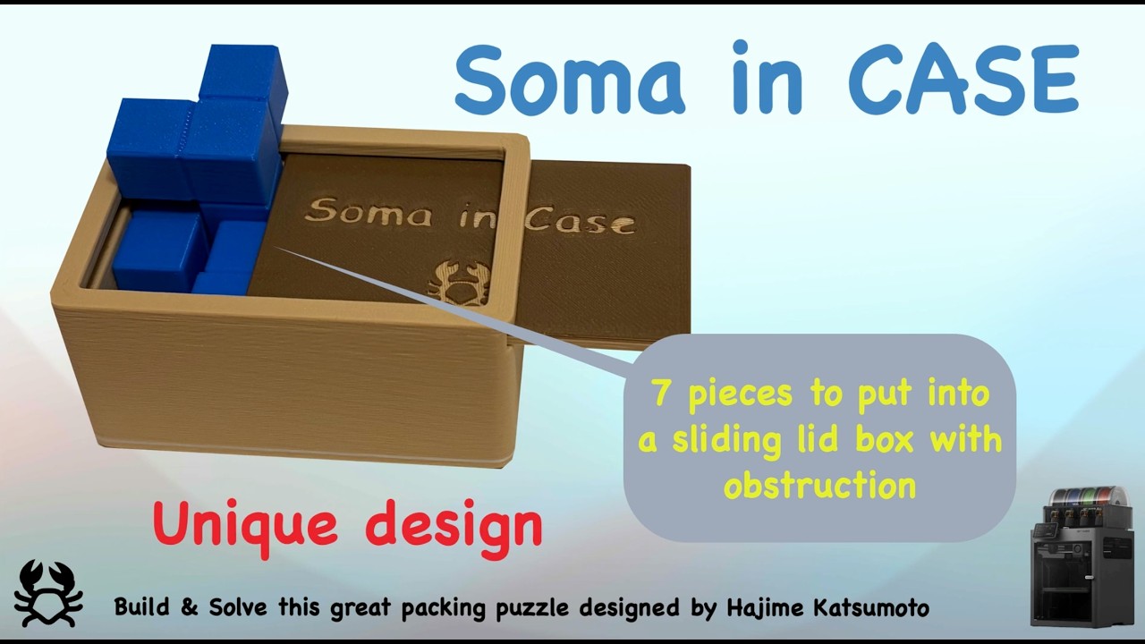 SOMA様 Make & Solve SOMA IN CASE - YouTube