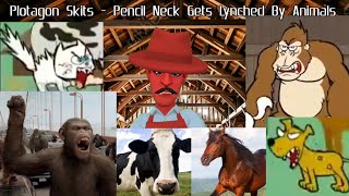 Plotagon Skits - Pencil Neck Gets Lynched By Animals/Arrested