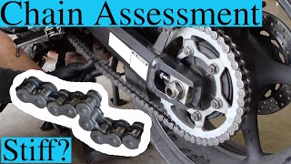 Five Signs Your Motorcycle Chain NEEDS Replacing FZ6 Example