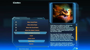 "Mass Effect 1", Codex - Citadel and Galactic Government