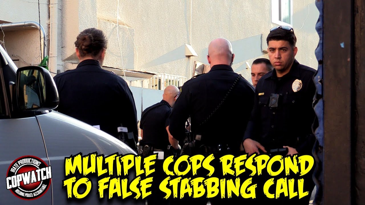 Copwatch | Multiple Cops Respond to False Call - YouTube
