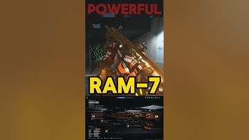 this RAM 7 build is POWERFUL in MW3 WARZONE!😳 | Best Class Setup | #warzone #gaming #cod #shorts