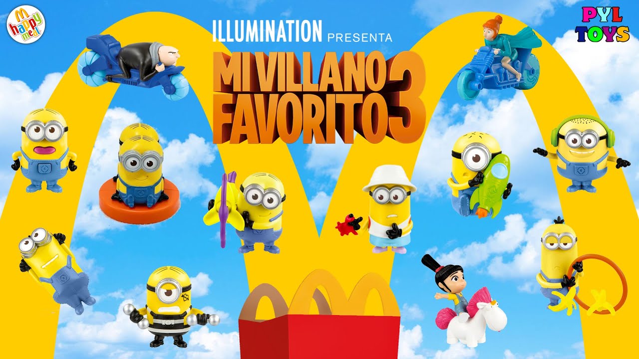 McDonalds Colección Completa Happy Meal 2017 Mi Villano Favorito 3