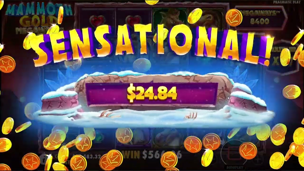 Pragmatic Play - Mammoth Gold Megaways (bonus Buys) DEMO. LAST BONUS MEGA WIN