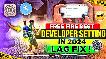 Developer Option Full Setting Tutorial / Lag Fix , Ping Fix , High FPS Free Fire max ⚡🔥