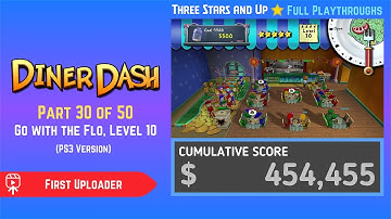 Diner Dash 3D (2009, PS3) - Part 30 of 50: Go with the Flo, Level 10