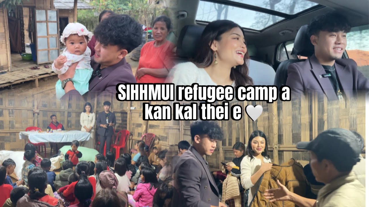 Aizawl-Sihhmui refugee camp ( Christmas gift giving day) ⛄️🤍