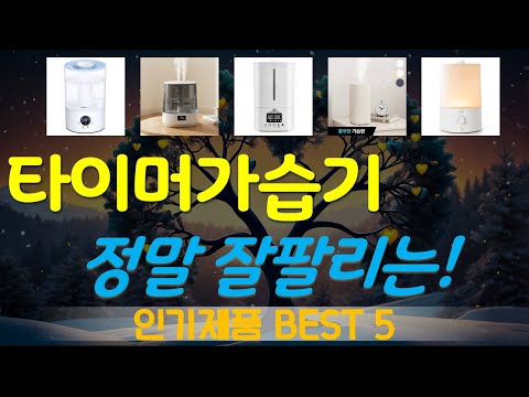 타이머가습기 추천, 요즘 이거 산다던데 가성비 TOP5