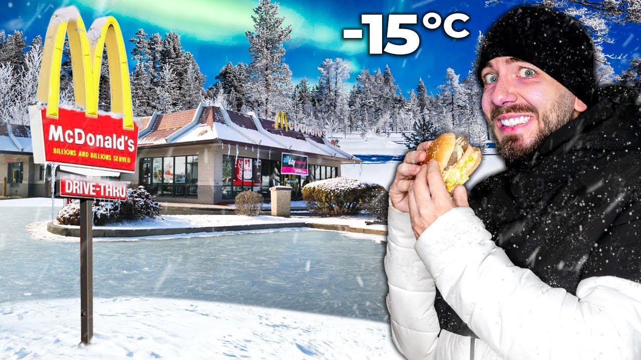 Am Mancat McDonalds Laponia In Zapada Pe -15°C