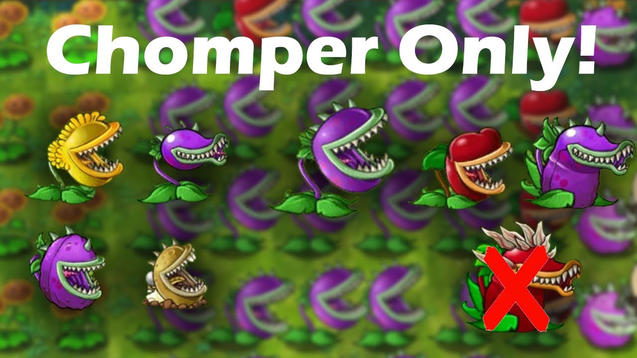 PvZ Fusion : Carnivorous Plants! Chomper Fusion Plants #plantsvszombies ...